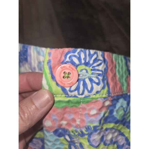 EUC! Lilly Pulitzer Conch Republic Buttercup Shorts 4 B13 - Picture 7 of 10